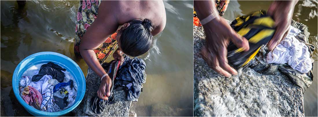 Teefplückerin in Sri Lanka