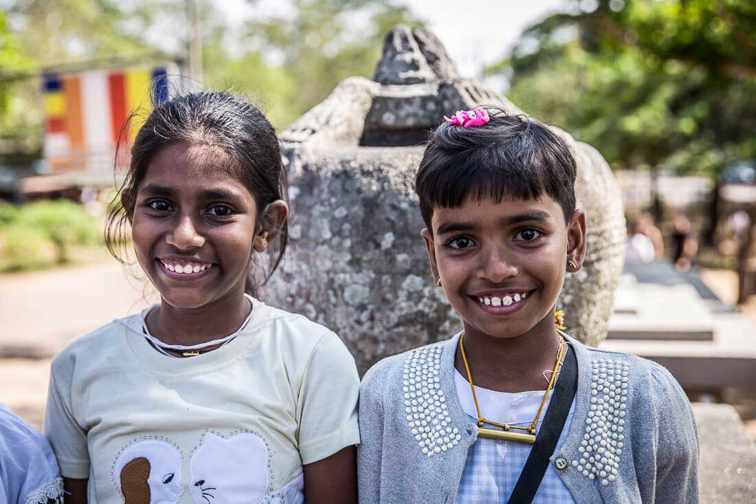 Teefplückerin in Sri Lanka