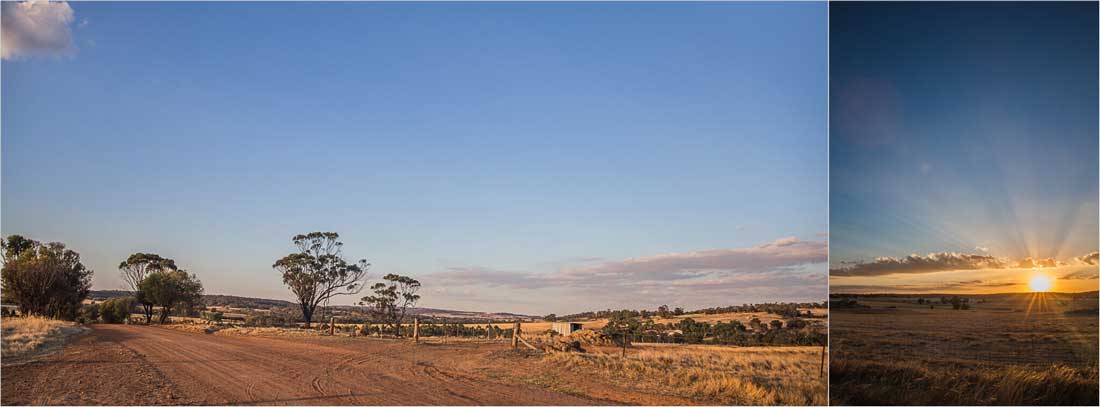 Sonnenuntergang in West Australien