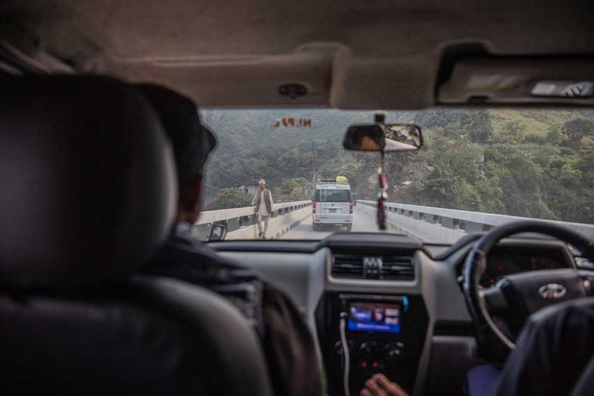 Nepal fahrt nach Ramechhap