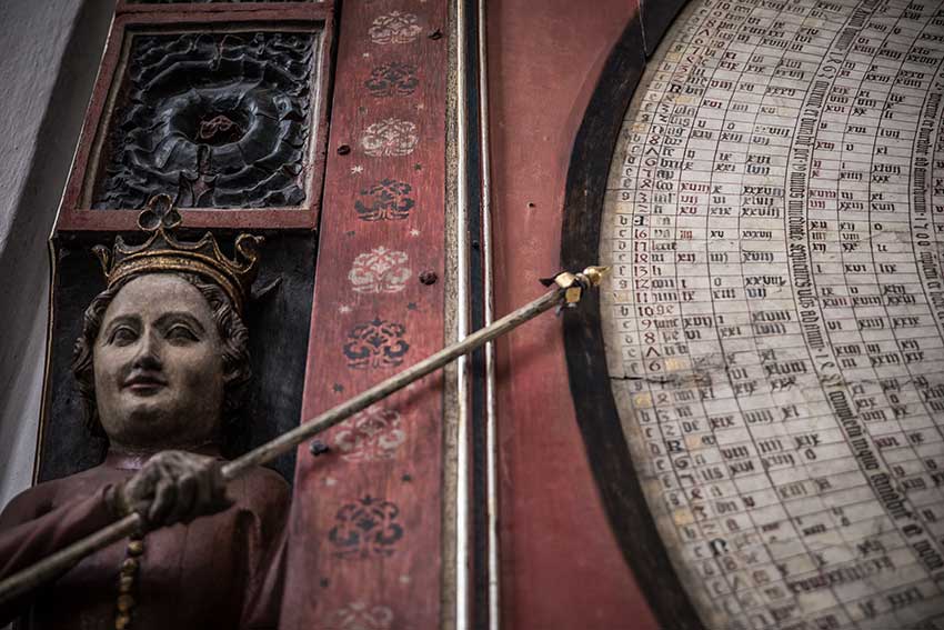 astronomische Uhr in der Marienkirche in Danzig