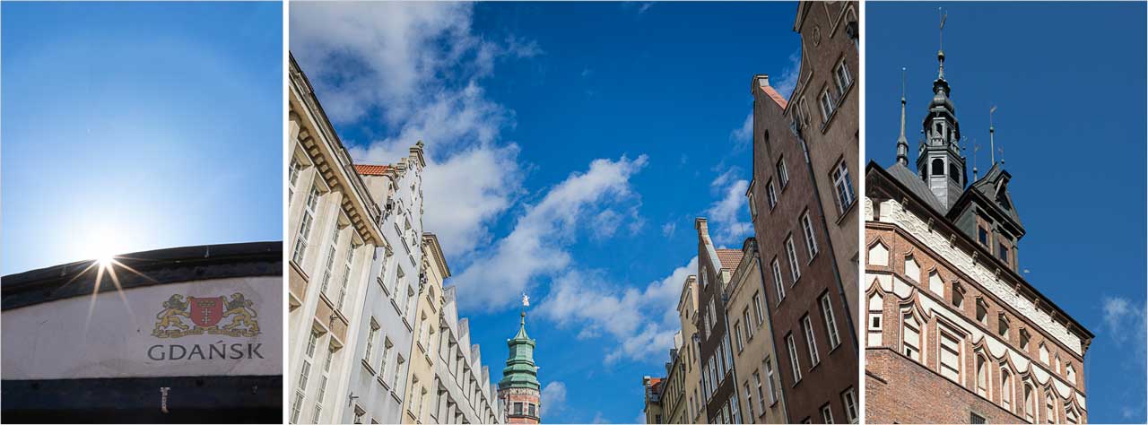 Blick auf die Altstadt von Danzig