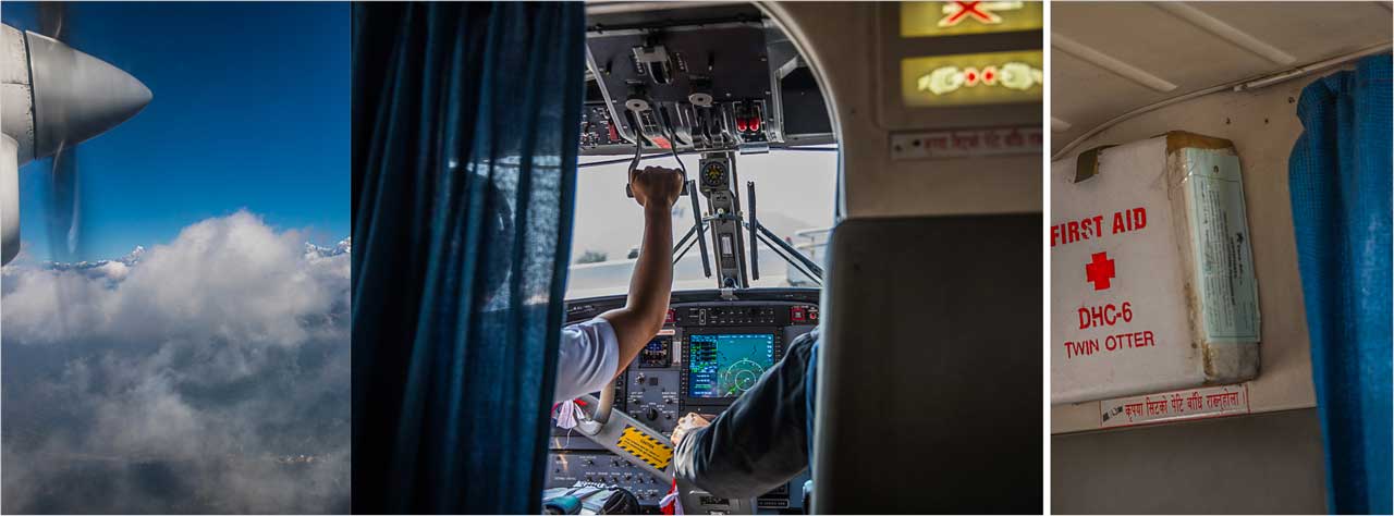 Nepal-Ramecchap-Twin-Otter-Flugzeug